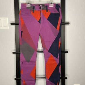 FUNKY! High rise cigarette ankle jeans